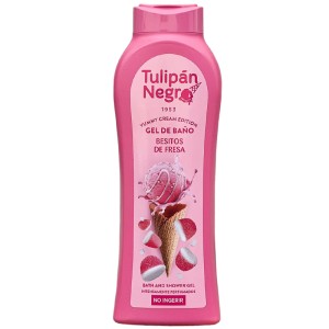 Tulipan Negro Shower Gel 650ml Yummy Cream Edition Strawberry Softies - 1 Case - 12 Units