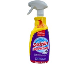 Disiclin XXL 1 Litre Lavender Disinfectant Multisurface Spray - 1 Case - 10 Units