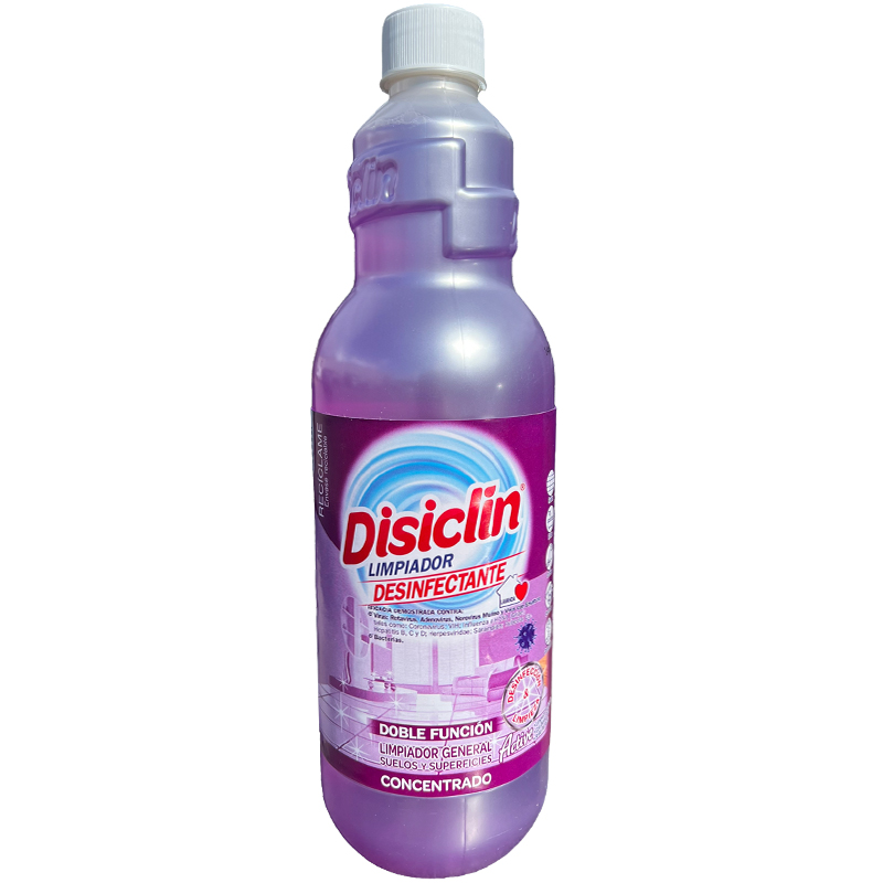 Disiclin Disinfectant 1 Litre Double Function Lavender - 1 Case - 12 Units