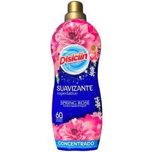 Disiclin Concentrated Softener 60 Wash 1.3L - Spring Rose - 1 Case - 12 Units