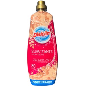 Disiclin Super Concentrated 80 Wash Fabric Softener - Cashmere & Talc - 1 Case - 10 Units