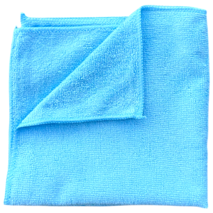 Microfibre Polyester Cloths - Blue - 1 Case - 10 Units