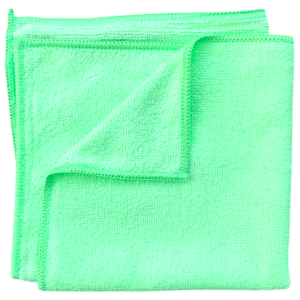 Microfibre Polyester Cloths - Green - 1 Case - 10 Units