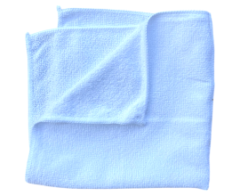 Microfibre Polyester Cloths - White - 1 Case - 10 Units