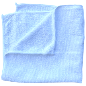 Microfibre Polyester Cloths - White - 1 Case - 10 Units