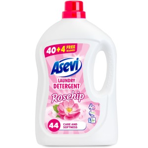 Asevi Laundry Detergent Wash Gel 44 Wash - Rosehip (Rosa Mosqueta) - 1 Case - 5 Units
