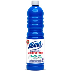 Asevi Gerpostar Plus Disinfectant Floors and Surfaces 1L - 1 Case - 12 Units