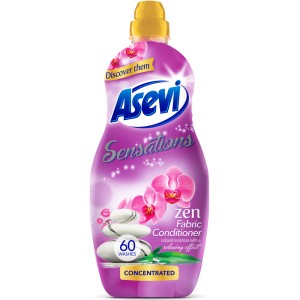 Asevi Concentrated Fabric Softener Sensations Zen 60 Wash - 1 Case - 10 Units