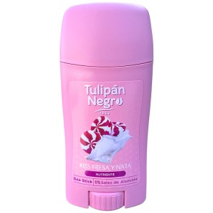 Tulipan Negro Deodorant Stick 50ml Strawberries & Cream - 1 Case - 12 Units 