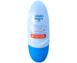 Tulipan Negro Roll On Deodorant 50ml Algodon & Talco - 1 Case - 12 Units 