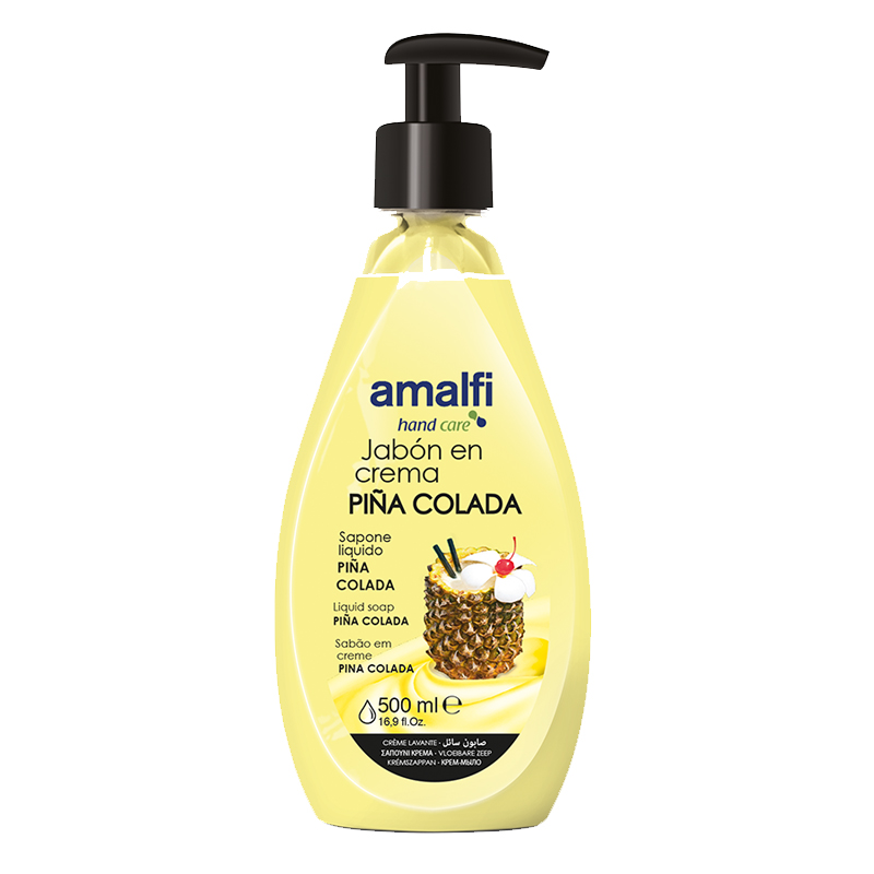 Amalfi Hand Soap with Pump Top 500ml - Pina Colada - 1 Case - 12 Units