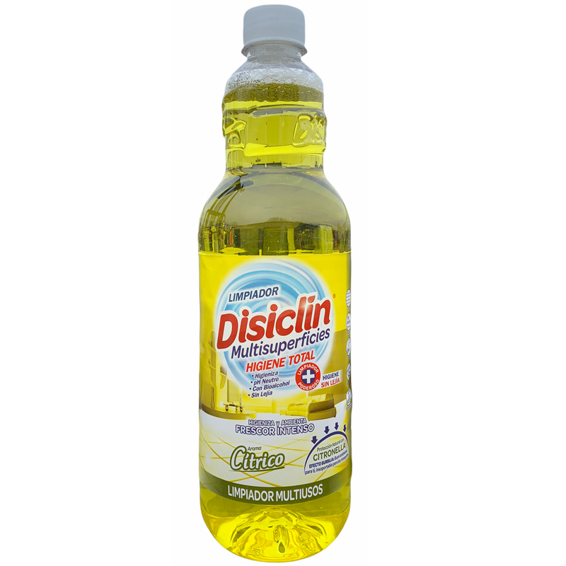 Disiclin Floor & Multipurpose Cleaner 1 Litre - Citronella - 1 Case - 12 Units