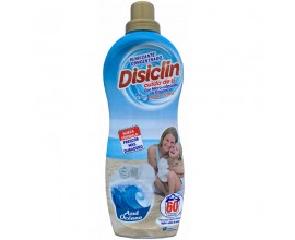 Disiclin Concentrated Softener 60 Wash 1.3L - Azul Oceano - 1 Case - 12 Units