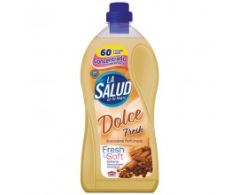 La Salud Concentrated Fabric Softener 60 Wash 1.5L - Dolce Fresh - 1 Case - 6 Units