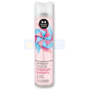 Mayordomo Air Freshener Spray Can Vertical 300ml - Baby Freshness - 1 Case - 12 Units