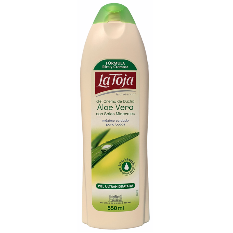La Toja Shower Gel 650ml Aloe Vera - 1 Case - 12 Units