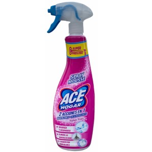Ace 2 in1 Hygiene & Degrease Spray Mousse 700ml - 1 Case - 10 Units