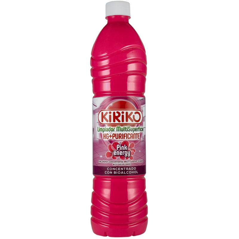 Kiriko Concentrated Floor Cleaner 1L Pink Energy - 1 Case - 6 Units