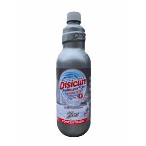 Disiclin Concentrated Floor & Multipurpose Cleaner 1 Litre - Silver - 1 Case - 12 Units