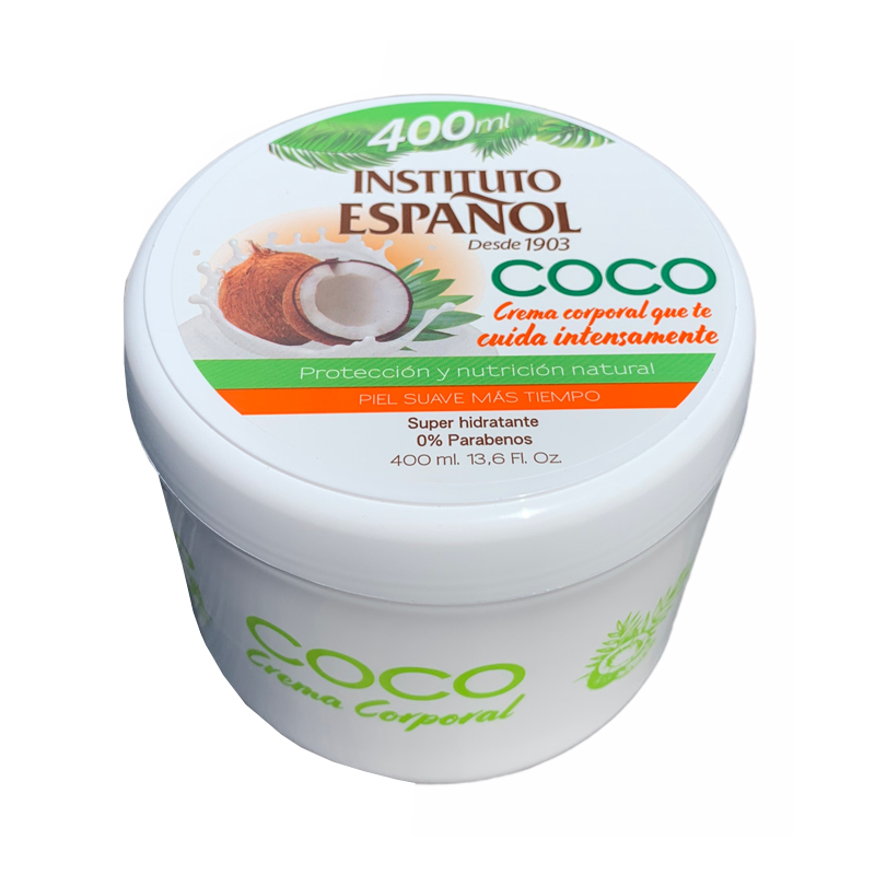 Instituto Espanol 400ml Coconut Body Cream - 1 Case - 6 Units