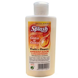 Splash Toilet Drops 125ml - Fruits & Flowers - 1 Case - 12 Units