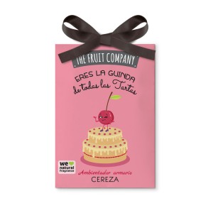 The Fruit Company Wardrobe Freshener - Cherry - 1 Case - 12 Units
