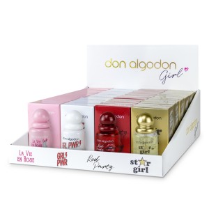 Don Algodon POS Shelf Stand Womens Perfume 30ml - Includes 24 Units Mixed Scents inc Testers