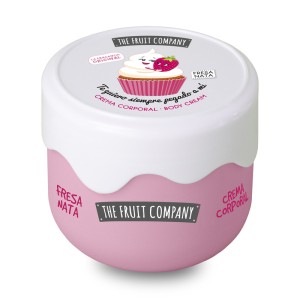 The Fruit Company Body Cream 200ml - Strawberries & Cream - 1 Case - 6 Units