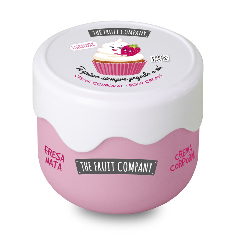 The Fruit Company Body Cream 200ml - Strawberries & Cream - 1 Case - 6 Units