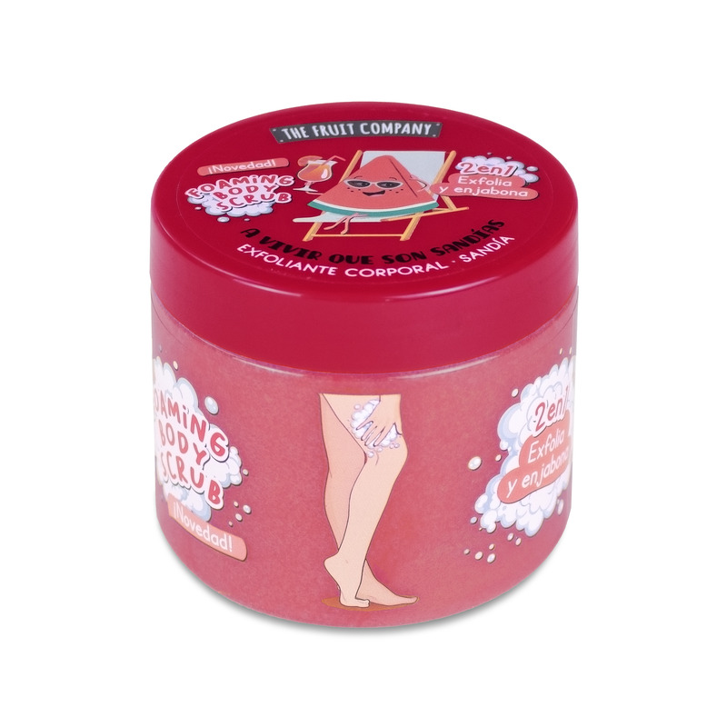 The Fruit Company Exfoliating Body Scrub 400g - Watermelon - 1 Case - 6 Units