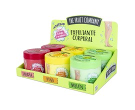 The Fruit Company POS Shelf Display Stand - Exfoliating Body Scrub 6 Pieces
