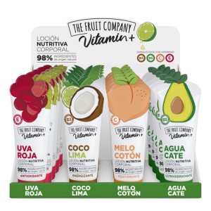 The Fruit Company POS Shelf Display Stand - Vitamin+ Body Lotions 20 Pieces