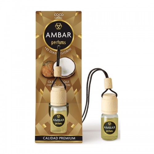 Ambar Car Air Freshener Coconut 1 Case 14 Units Lemon Fresh UK