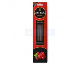 Ambar Incense Sticks - Red Fruits - 1 Case - 24 Units