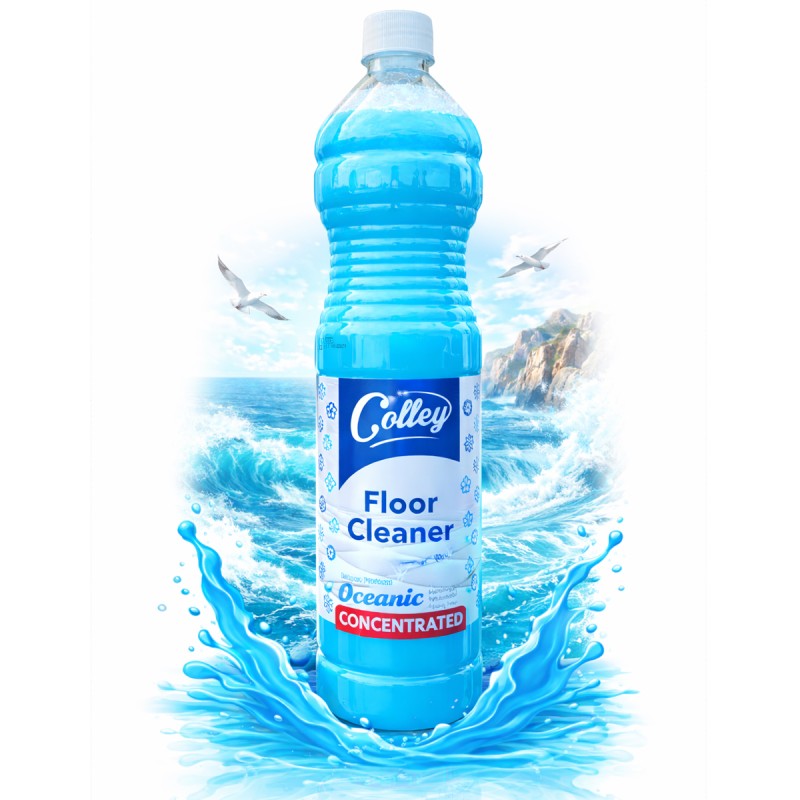 Colley Concentrated Floor Cleaner 1L - Oceanic - 1 Case - 12 Units