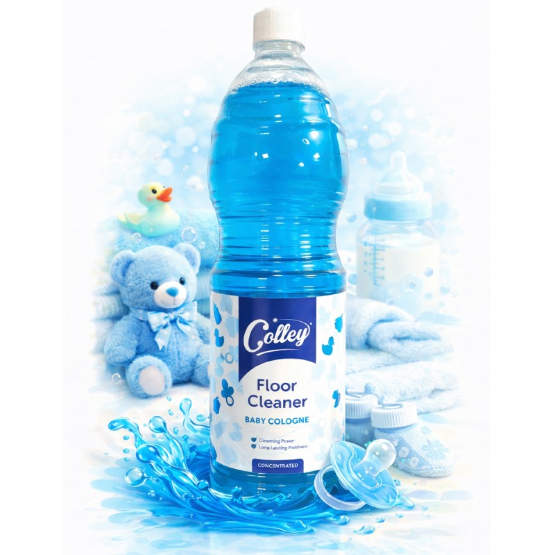 Colley Concentrated Floor Cleaner 1.5L - Baby Cologne - 1 Case - 12 Units