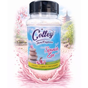 Colley Home Fragrances - Carpet Freshener Powder 500g - Spanish Zen - 1 Case - 6 Units