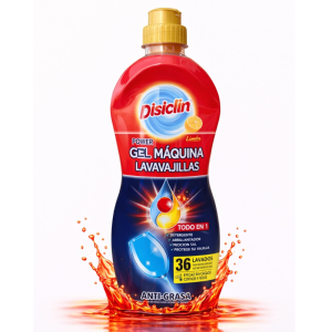 Disiclin Dishwasher All-in-one Power Gel 36 Wash - 1 Case - 12 Units
