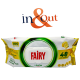 Fairy Anti-bacterial Wipes 100pk - Lemon - 1 Case - 12 Units - IN & OUT