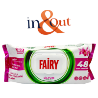 Fairy Anti-bacterial Wipes 100pk - Lily - 1 Case - 12 Units - IN & OUT Fairy Anti-bacterial Wipes 100pk - Lily - 1 Case - 12 Units - IN & OUT