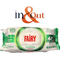 Fairy Anti-bacterial Wipes 100pk - White Soap - 1 Case - 12 Units - IN & OUT