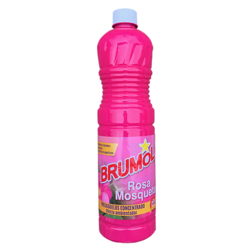 Brumol Floor Cleaner Pink 1L - Rosa Mosqueta - 1 Case - 15 Units