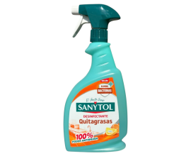 Sanytol Degreaser Disinfectant Spray 750ml - Citrus - 1 Case - 12 Units