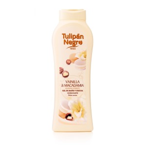 Tulipan Negro Shower Gel 650ml Vanilla & Macadamia - 1 Case - 12 Units