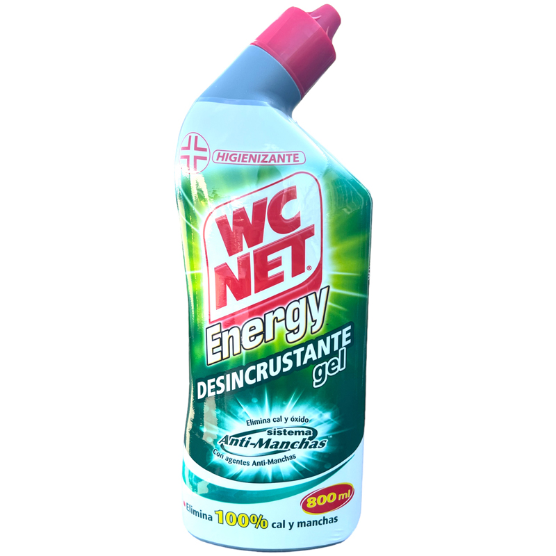 WC Net Energy Descaling Toilet Gel 800ml - 1 Case - 12 Units 