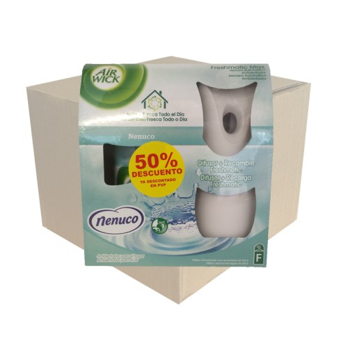 Air Wick Freshmatic Max Dispenser with Nenuco Refill - 1 Case - 4 Units