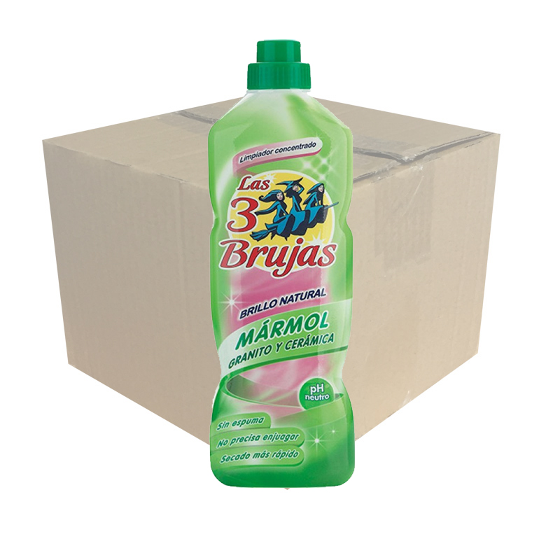 3 Brujas / 3 Witches Marble Granite Ceramic Cleaner 1L - 1 Case - 12 Units