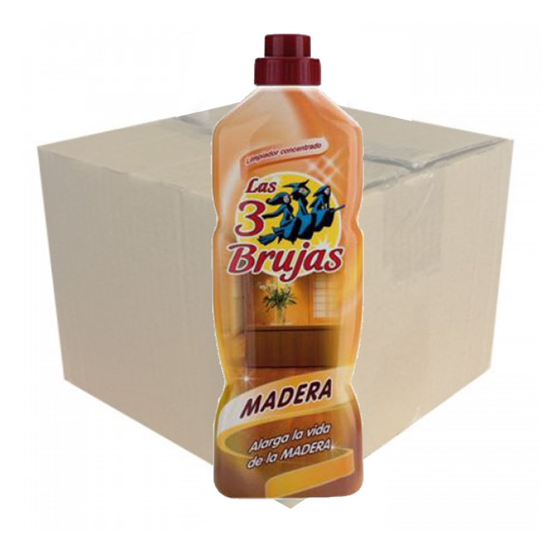 3 Brujas / 3 Witches Madera - Wooden Floor Cleaner - 1 Case - 12 Units